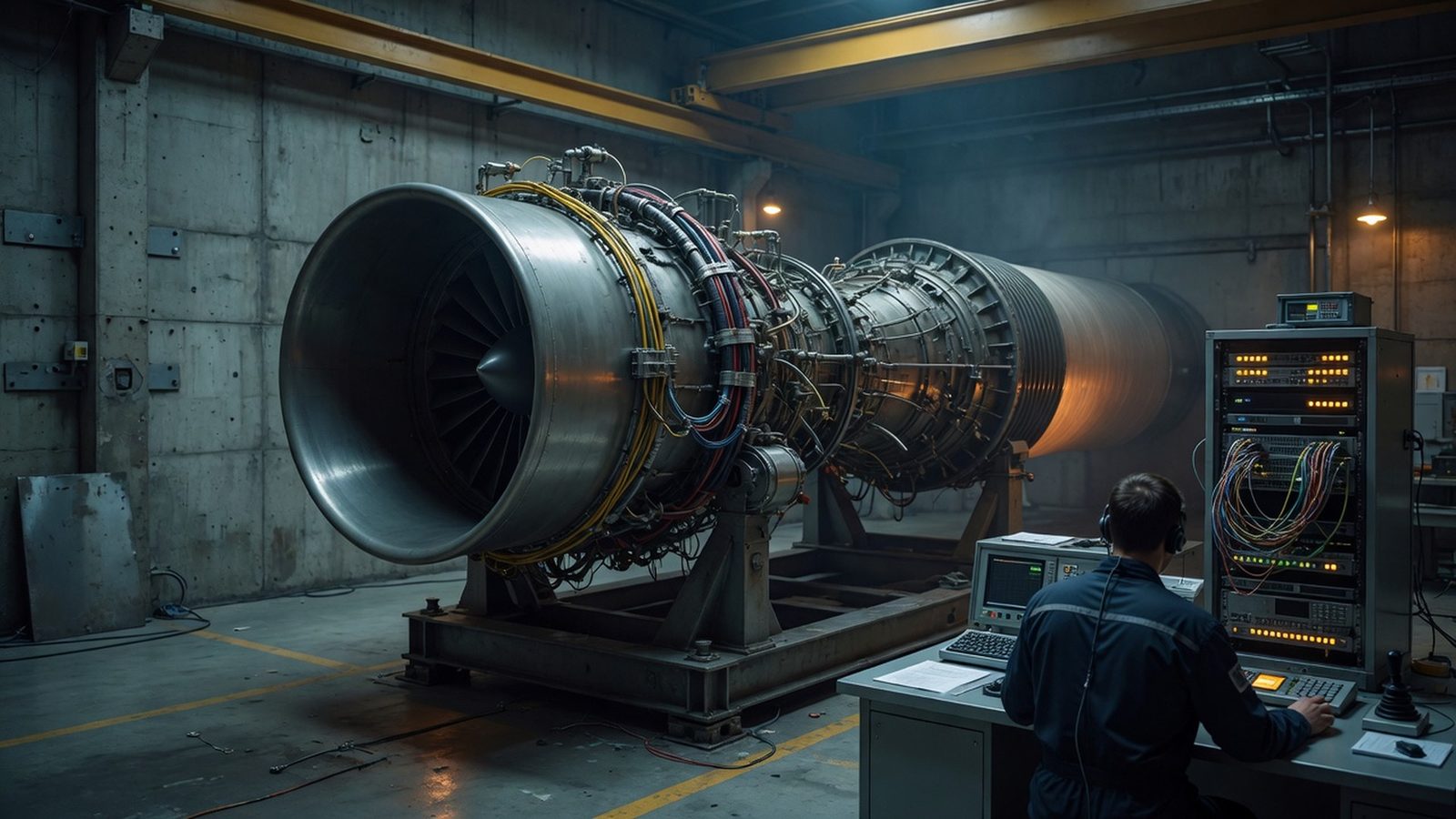 Aerospace engine test