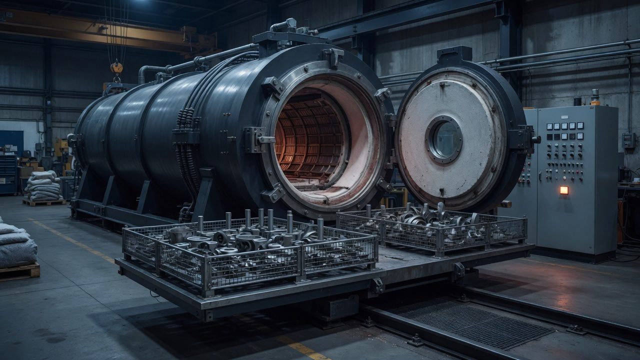 Heat vacuum furnace