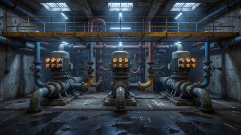 Water pumping station
